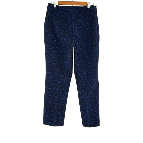 KATE SPADE Pants 10 Navy Leopard Wild Ones Career - Picture 8 of 9